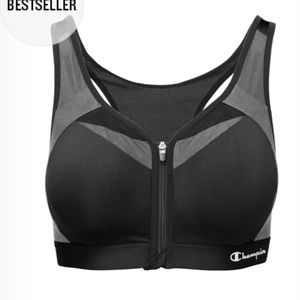 NWT Champion Motion Control Front Zip Sports Bra
